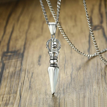 Stainless Steel Buddhist PHURBA KILAYA Pendant Necklace